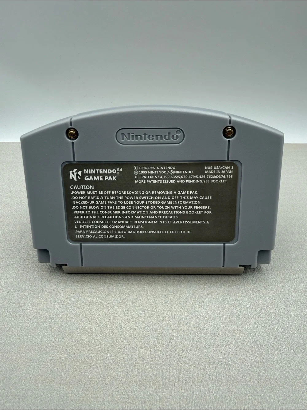 Nintendo Mario Party 2 N64 Cartridge (Gray)